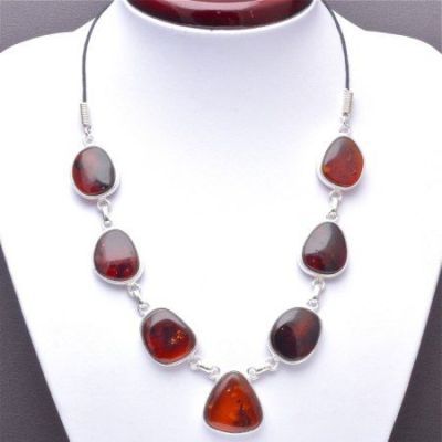 Колье Янтарь "Балтийская осень" арт. ЯК-1440