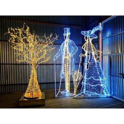 Светодиодная фигура «Золотое дерево», 180 × 350 × 180 см, 160 Вт, 220 В