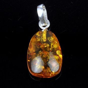Кулон Янтарь "Золотой дождь" арт.ЯК-015