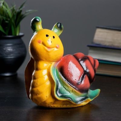 Копилка "Улитка малая" 15х14см