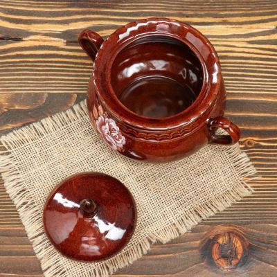 Чайный набор "Витязь", деколь, 2 предмета: чайник 1,2 л, сахарница 0,7 л