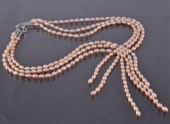 Бусы Жемчуг "Млечный путь" арт.П1197