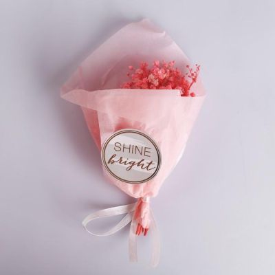 Букет из сухоцветов Shine bright, 13 × 21 × 5 см