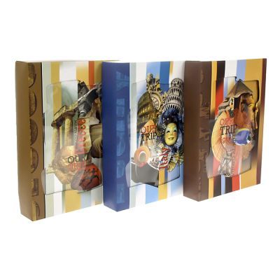 Фотоальбом на 300 фото 10х15 см Image Art, путешествие в кейсе, МИКС