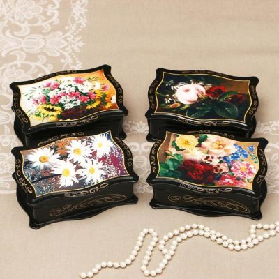 Шкатулка «Цветы», 13×18 см, лаковая миниатюра микс