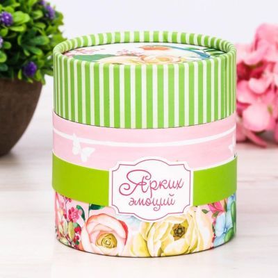 Растущая трава в тубусе «Ярких эмоций»