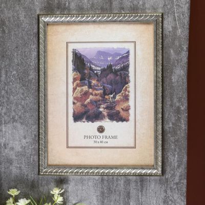 Фоторамка пластик "Серебро" 30Х40,