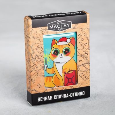 Спичка вечная «Безумый кот», 1 × 4 × 7 см