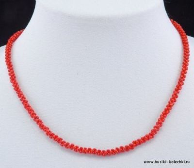 Бусы Коралл "Мадрид" арт. НКО-57(5)-40-6