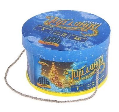 Гирлянда "Дождь" уличная (УМС, Ш:2 м, В:3 м, нить темная, синий)