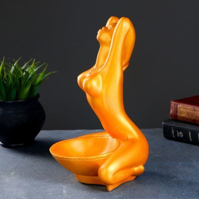 Фигура "Мулатка" золото 16х14х26см