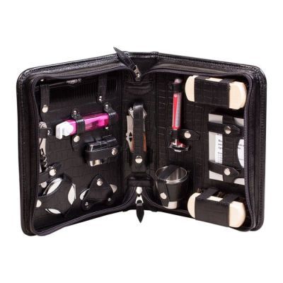 Несессер дорожный в сумке из натуральной кожи (1 персона)