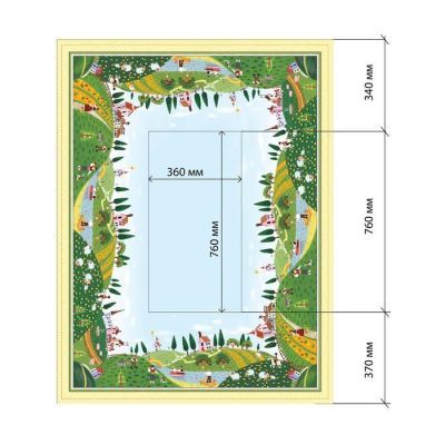 Скатерть "Этель" Тоскана 220х145+/-3см, 100 % хл, саржа 190 гр/м2