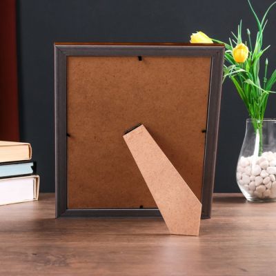 Фоторамка пластик 20х25 см "Золотая цепь на бежевом" 28,2х23,2 см