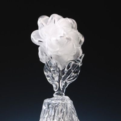 Колокольчик сувенирный «Хрустальный цветок», ручной работы