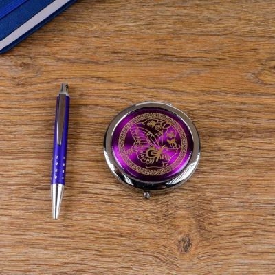 Набор подарочный 2в1 (ручка, зеркало) микс