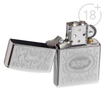 Зажигалка ZIPPO 24751 Crown Stamp с покрытием High Polish Chrome