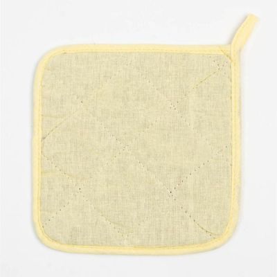 Набор кухонный «Подсолнухи» варежка-прихватка 20х28см, прихватка 17х17см