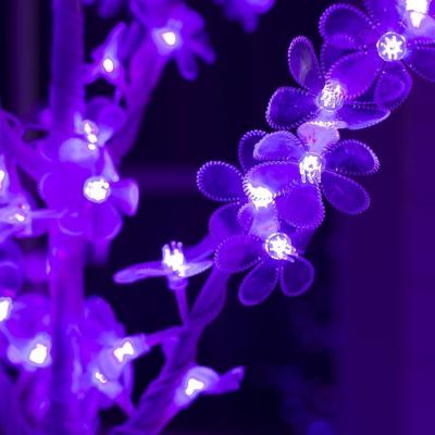 Светодиодное дерево «Акриловое» 1.8 м, 768 LED, постоянное свечение, 220 В, свечение мульти (RGB)