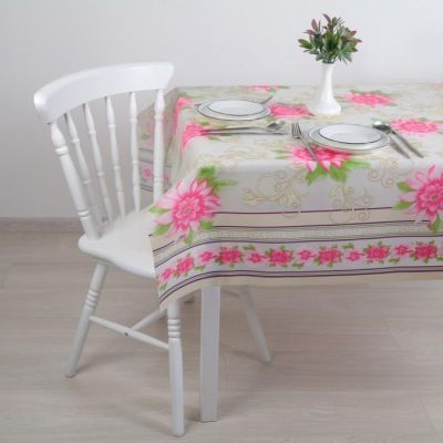 Клеенка ПВХ (рулон 20метров), ширина 137 см, "Астры"