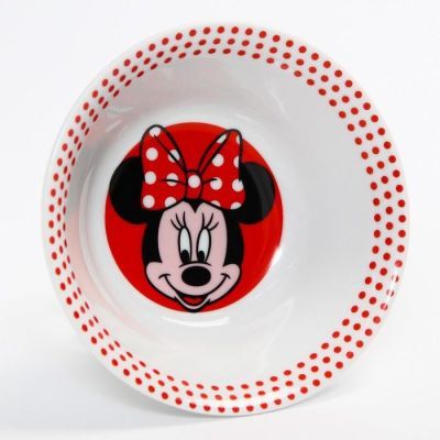 Набор посуды «Минни», 3 предмета: тарелка Ø 16,5 см, миска Ø 14 см, кружка 250 мл, Минни Маус