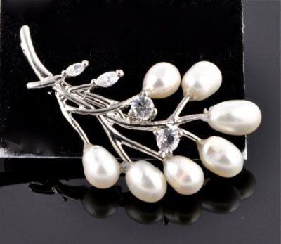 Брошь "Веточка" бшНЖМ-302А