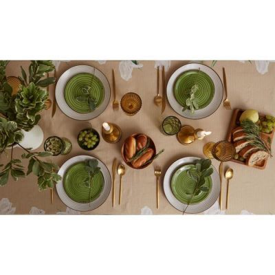 Скатерть "Этель" Белые тюльпаны 149х180см, 100% хл, саржа 190 г/м2