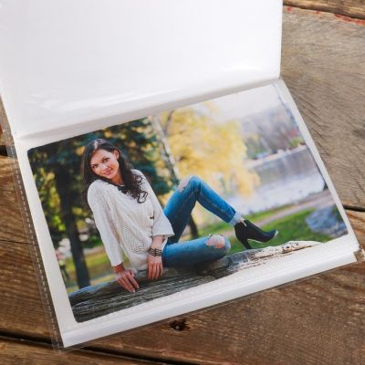 Фотоальбом BRAUBERG на 36 фото 10х15 см "Цветы" МИКС