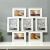 Фоторамка пластик на 7 фото 10х15, 13х18 см "Коллаж" белая 57х49,5х2,5 см