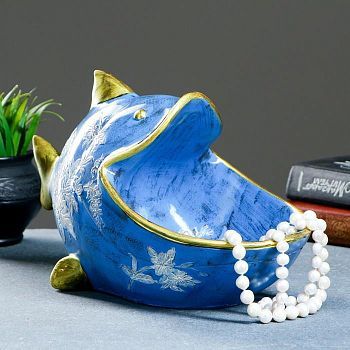 Шкатулка для мелочей "Рыба" 21х32см