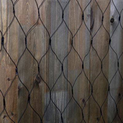 Гирлянда «Сеть» 2 × 1.5 м, IP44, УМС, тёмная нить, 192 LED, свечение синее, 220 В