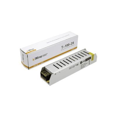 Узкий блок питания SWG для светодиодной ленты 24 В, 100 Вт, IP20