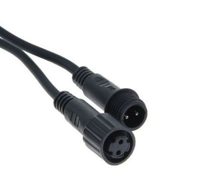 Удлинитель для гирлянд (УМС "Каучук" 2W, нить темная, 10 метров)