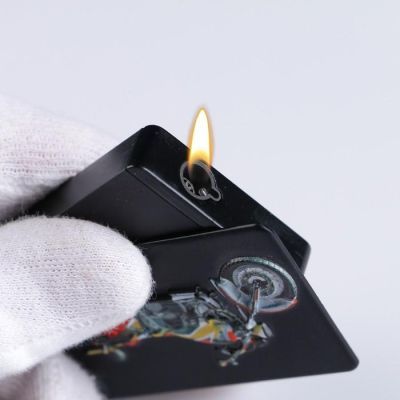 Зажигалка газовая "Мотоцикл", пьезо