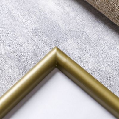 Фоторамка пластик L-4 21х30 см, золото, с небьющимся стеклом