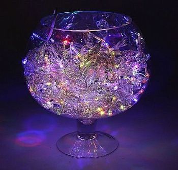 Гирлянда "Метраж" уличная (Д: 20 м, нить силикон, моргает)