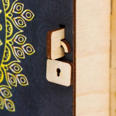 Шкатулка-книга "8 марта. Мандала" 14 см