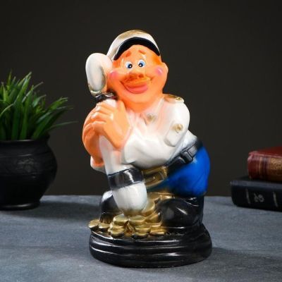 Копилка "ГАИ №3" пузатый 14х14х25см