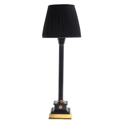 Лампа настольная "Императорская колонна", черная