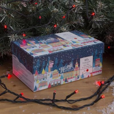 Гирлянда «Нить» 20 м, IP44, тёмная нить, 200 LED, свечение красное, 8 режимов, 220 В