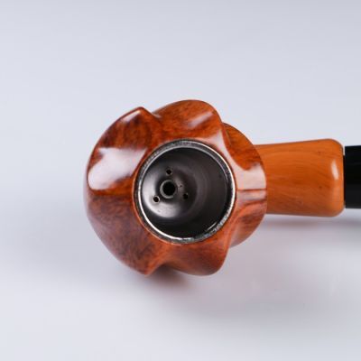 Трубка "Командор" классическая, раструб "Грани", 15.5х4.5х5.5 см