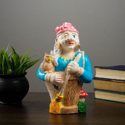 Копилка "Баба Яга" 27см МИКС