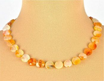 Бусы Сердолик "Изольда" арт. НСР-12(12)-48-1