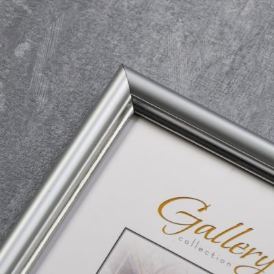 Фоторамка пластик Gallery 10х15 см 421 серебро