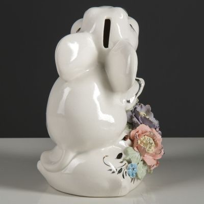 Копилка "Крыса с мешком", цветная лепка