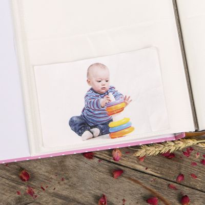 Фотоальбом «Слон/жираф» на 200 фото, 13 × 18 см, в коробке, МИКС