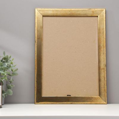 Фоторамка пластик 21х30 см, 609 золото