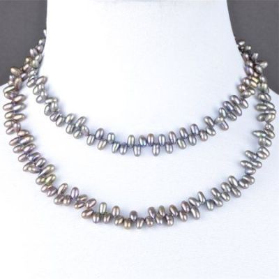 Бусы Жемчуг "Облепиха" арт.П3393