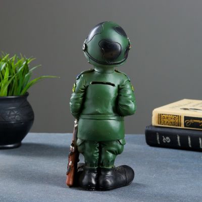 Копилка "Солдат" 9х8х23см