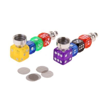 Трубка фигурная "Игральные кости", микс